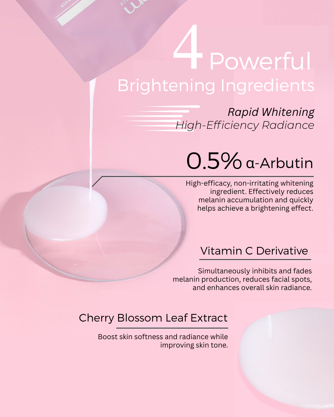 am+pm Arbutin + VC Dark Spot Correcting Mask