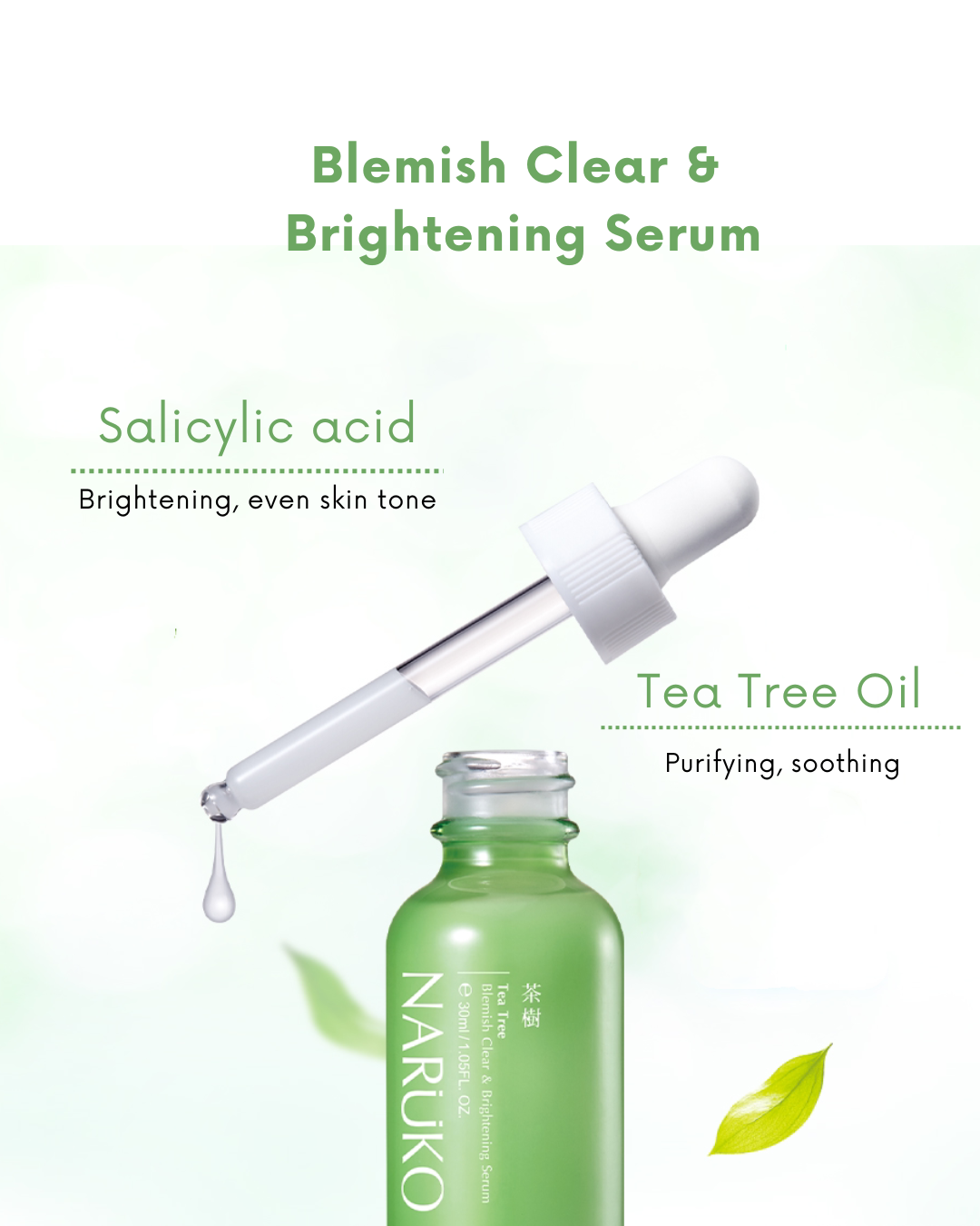 Tea Tree Shine Blemish Clear & Brightening Serum