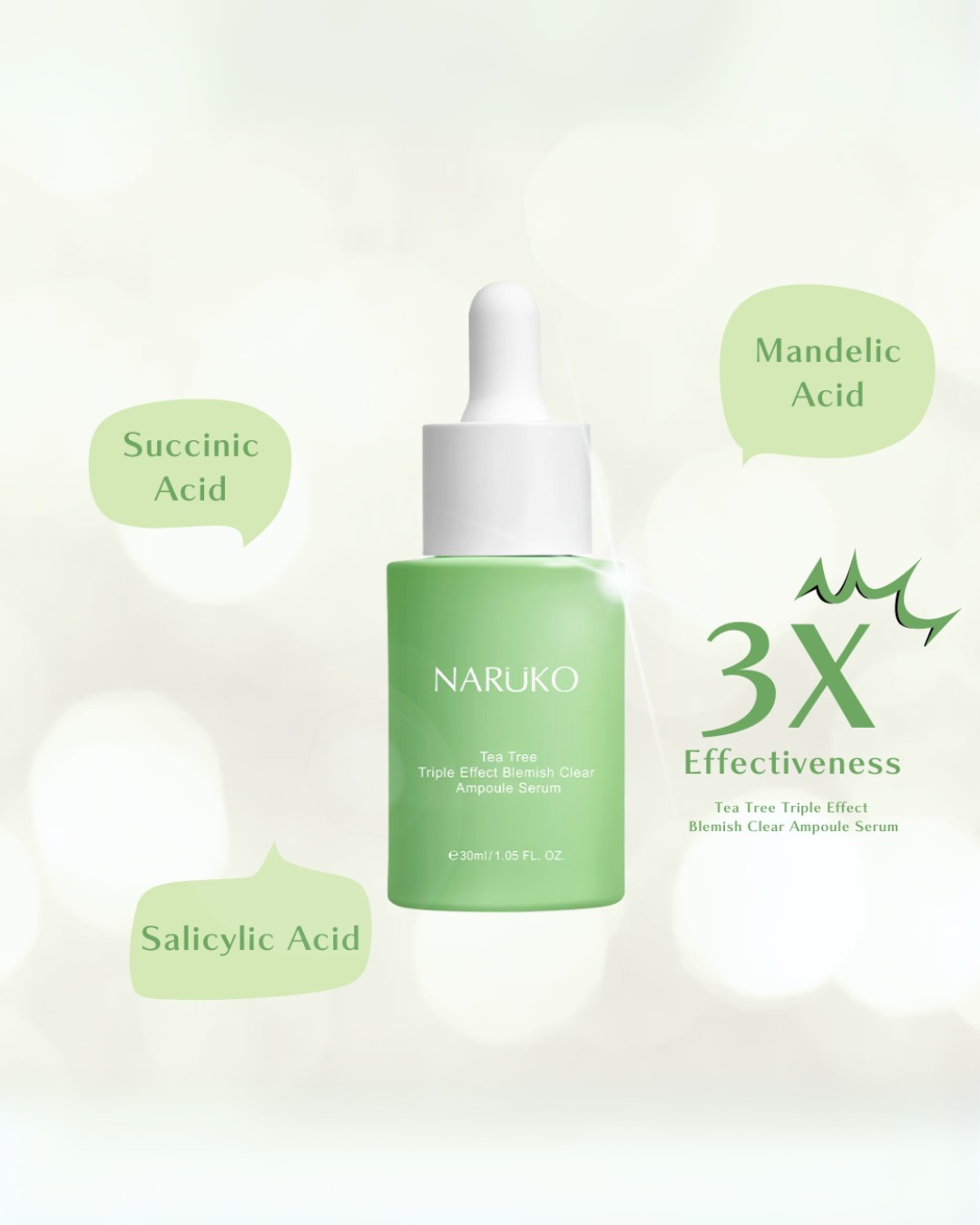 Tea Tree Triple Effect Blemish Clear Ampoule Serum
