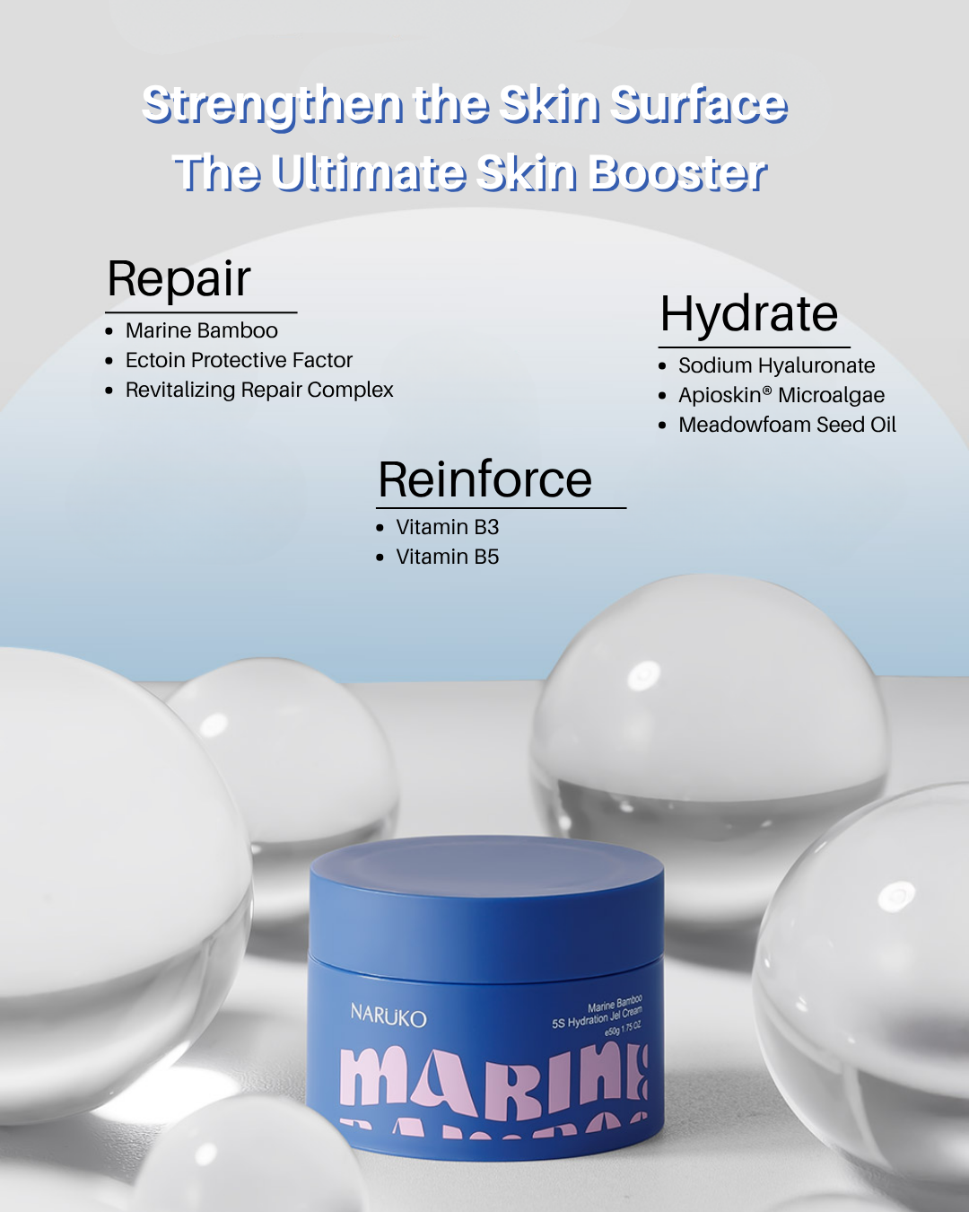 Marine Bamboo 5S Hydration Gel Cream