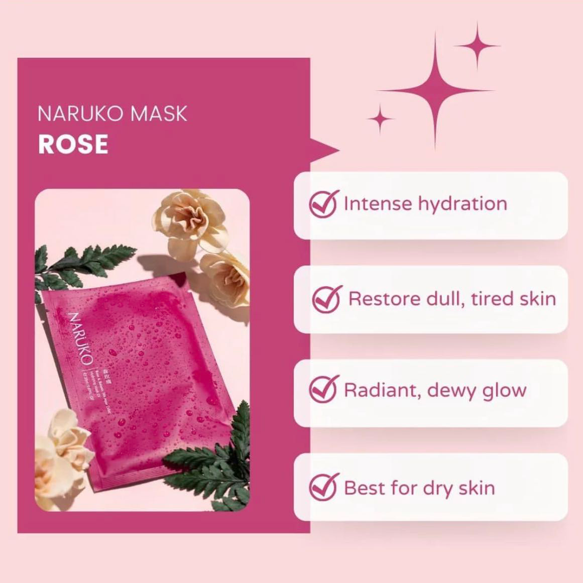 Rose & Botanic HA Aqua Cubic Hydrating Mask EX