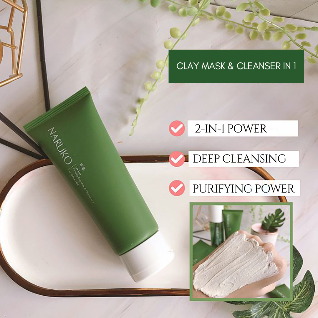 Tea Tree Purifying Clay Mask & Cleanser In 1