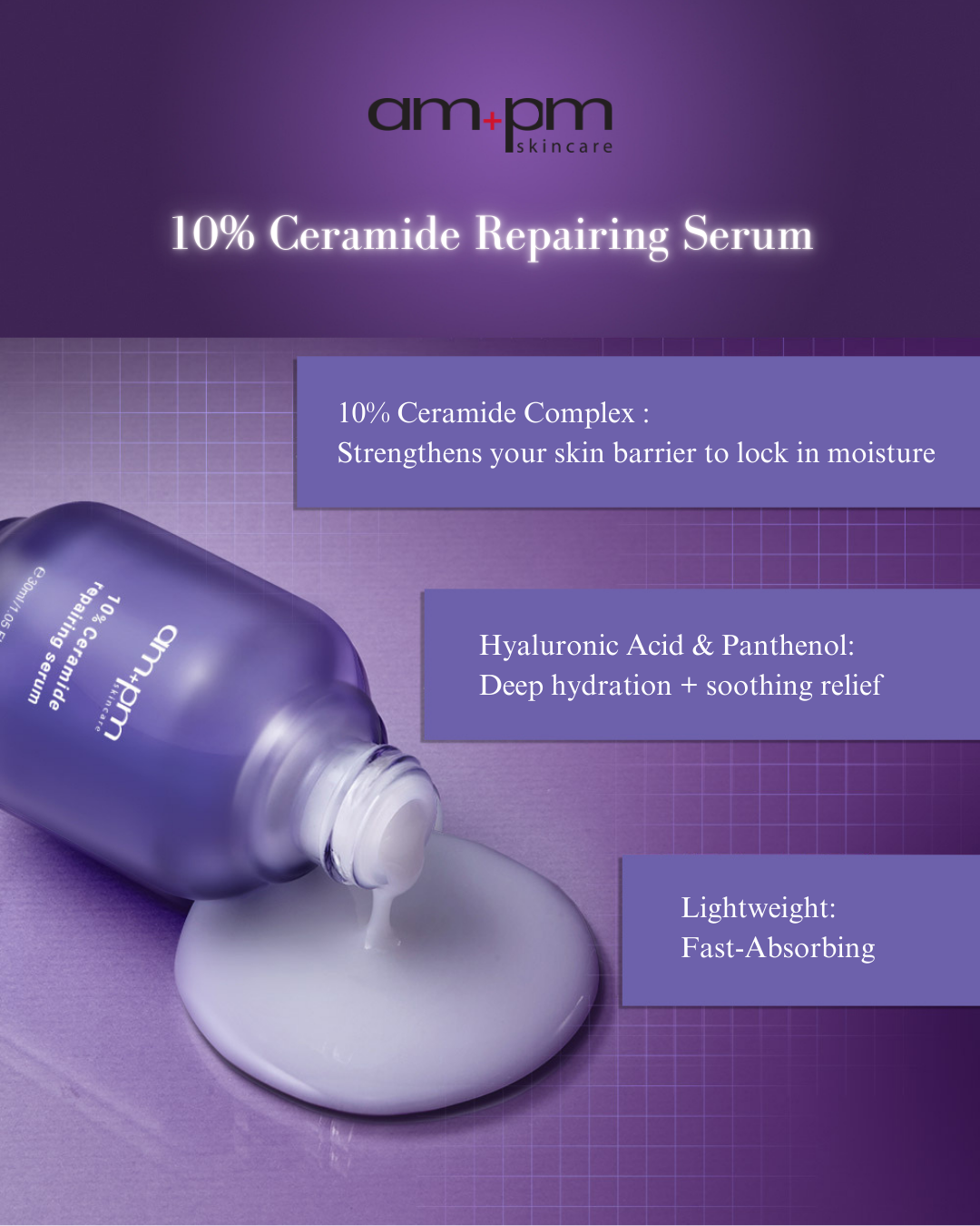 am+pm 10% Ceramide Repairing Serum