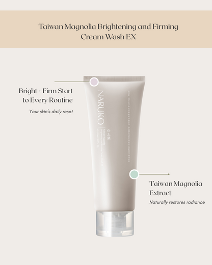 Taiwan Magnolia Brightening and Firming Cream Wash EX