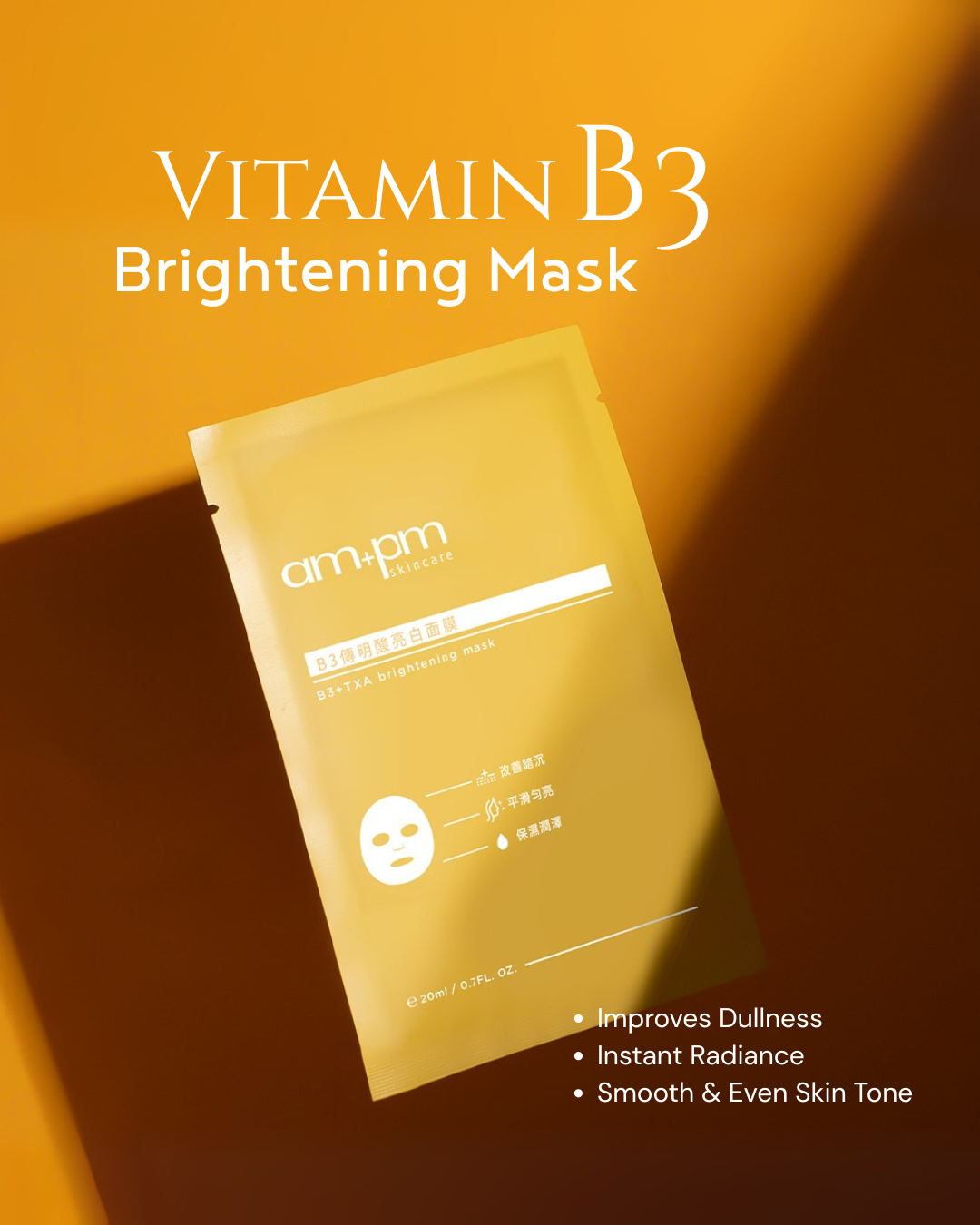 am+pm Vitamin B3 Brightening Mask